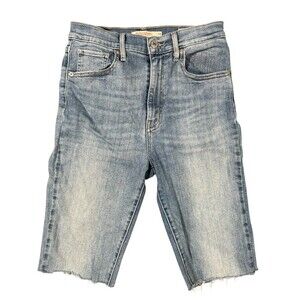 Levis Mile High Super Skinny Cut Offs Denim Jeans Shorts Womens 28 10 in Inseam